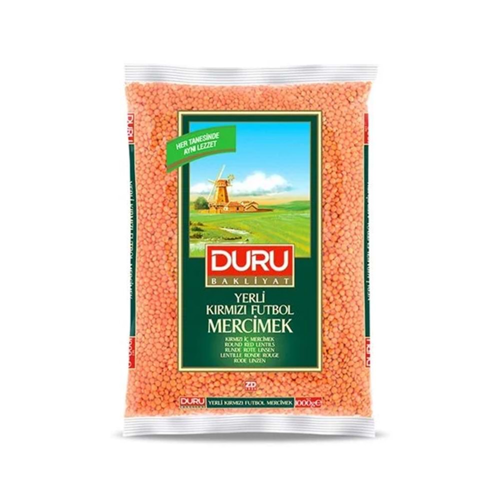 DURU MERCİMEK KIRMIZI (FUTBOL) 1KG