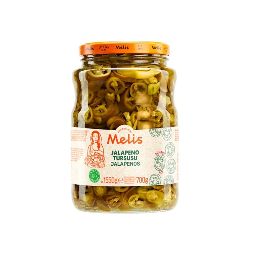 MELİS JALEPONE BİBER TURŞUSU 1700CC CAM