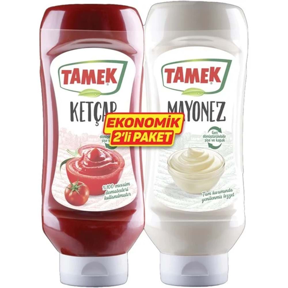 TAMEK KETÇAP MAYONEZ İKİLİ 1140GR