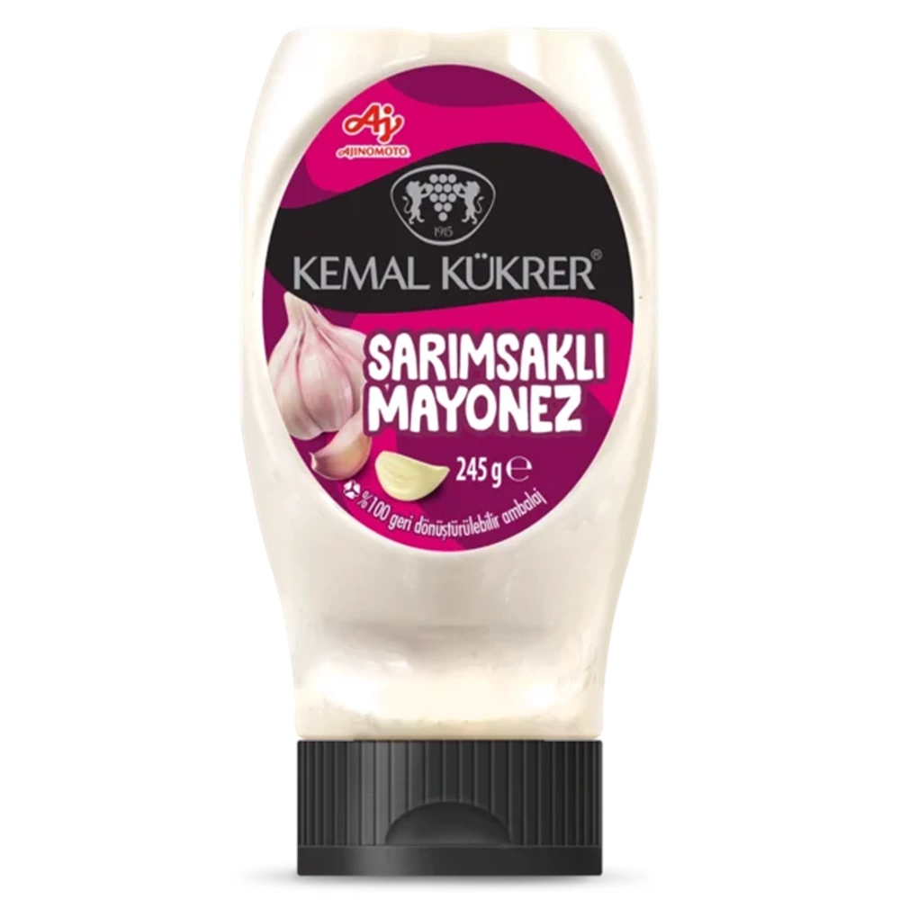 KEMAL KÜKRER SARIMSAKLI MAYONEZ 250ML
