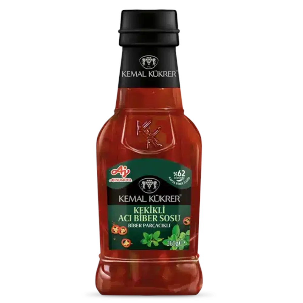 KEMAL KÜKRER KEKİKLİ ACILI SOS 250ML